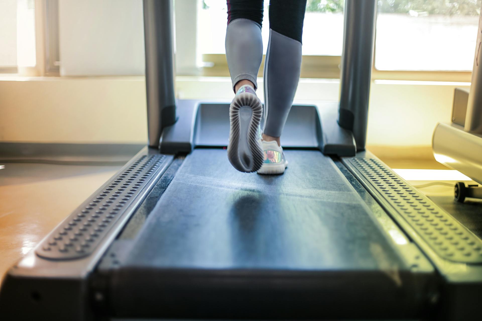 Person Using Treadmill