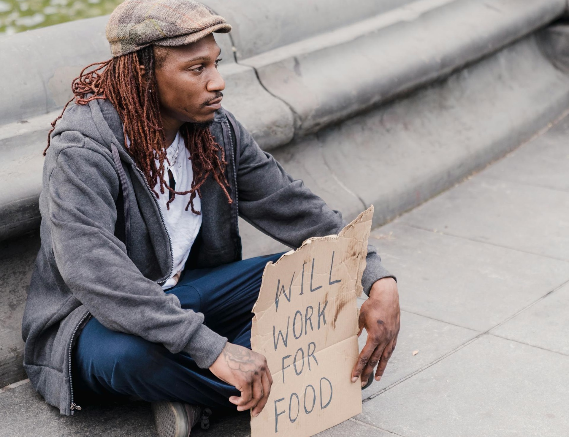 Homeless man